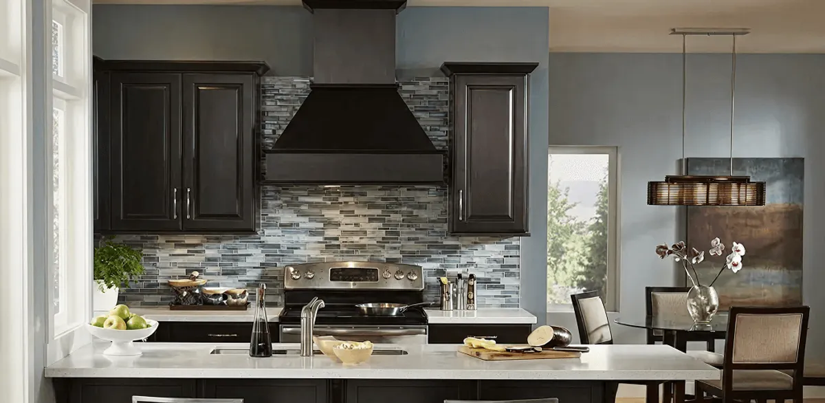 Kitchen cabinet painting and refinishing in a modern kitchen in Memphis, TN