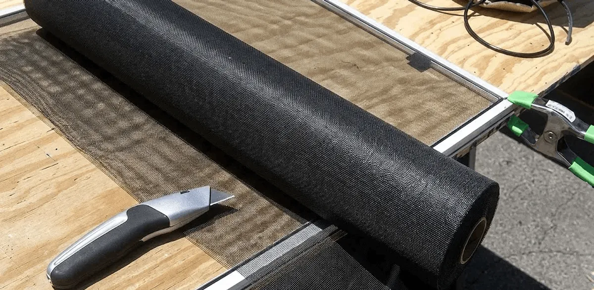 Window screen replacement materials and tools for screen repair in Memphis, TN